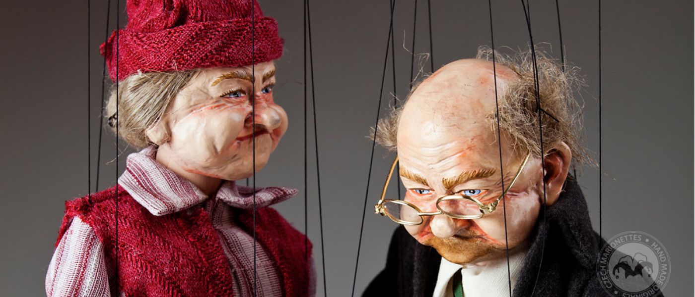 Old Couple Marionettes