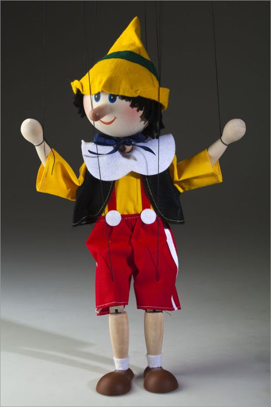 Pinocchio dancing puppet Czech