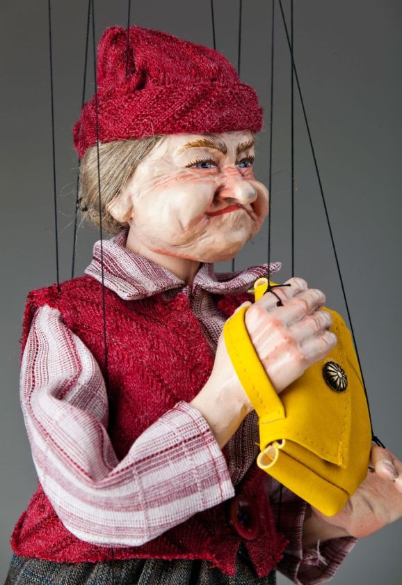 Fanny Old Lady Puppet Czech