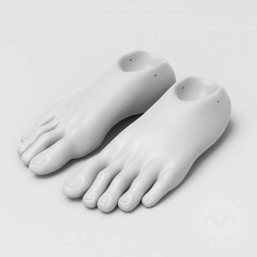 3D-Modell Fuß (für 3D-Druck)