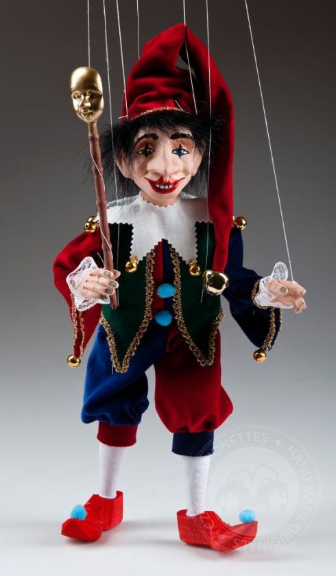 Barney The Jester From Future Marionette | Czech Marionettes