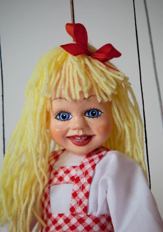 Little girl Puppet Czech
