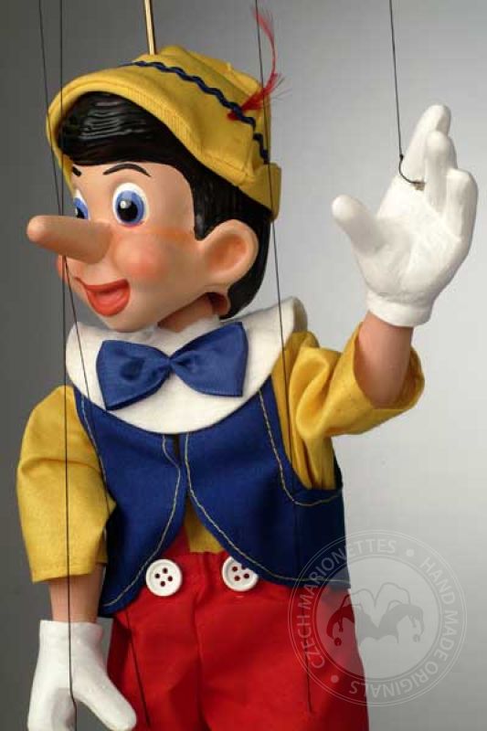 Pinocchio Cartoon Puppet Czech