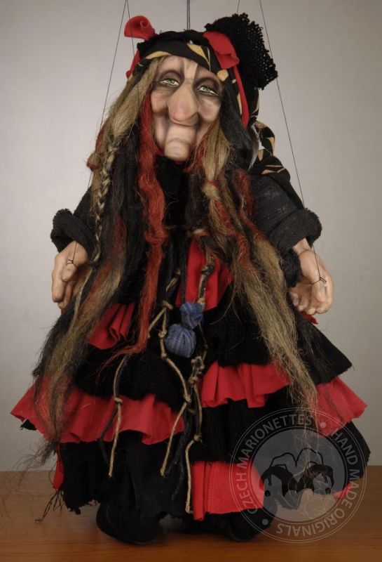 Cute Witch Puppet Czech