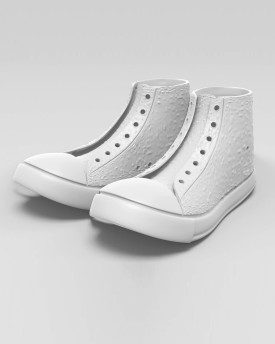 Schuhe Converse High für 3D-Druck 120x50x40 mm