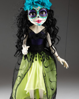 Blaue Santa Muerte, Designpuppe