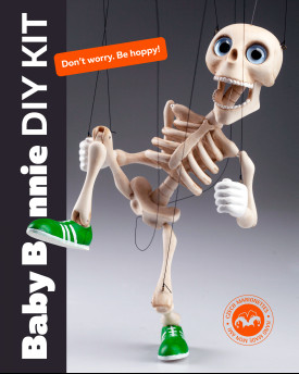 Baby Bonnie  DIY kit - assemble your own string puppet