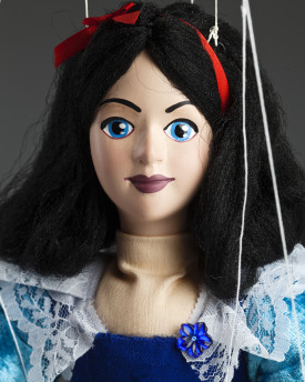 Belle Blanche-Neige - Marionnette Tchèque Traditionnelle