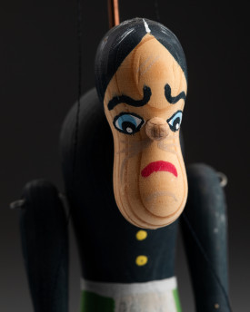 Bruja - Mini marioneta de madera