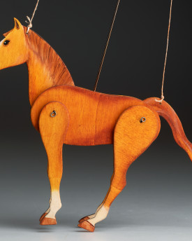 Ginger Horse - Marionnette décorative en bois