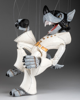 Wolf Elvis - Marioneta Profesional Checa para Espectáculos