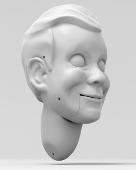 Slappy, Modelo 3D de cabeza para impresión 3D