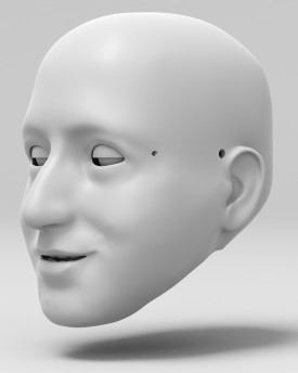 Cabeza de Andy Kaufman, Modelo 3D para impresión 3D