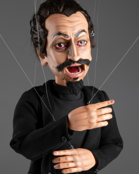Diable - Marionnette sur mesure, 60 cm de hauteur, Bouche Amovible