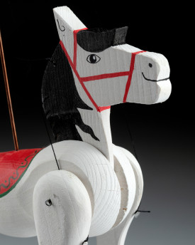 Caballo - Marioneta de madera