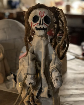 Marionnette Totémique – Sculptée à la main