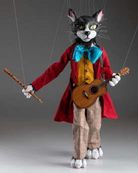 Jasper el Gato Músico - Marioneta personalizada