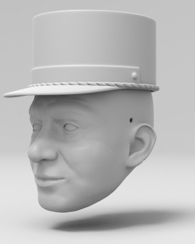 Modelo 3D de la cabeza de Franz Josef