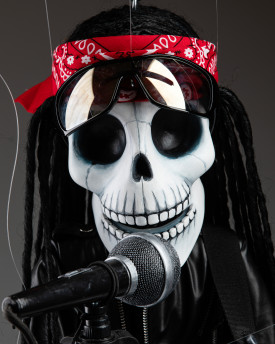 3D-Modell eines Rockstar-Skelettkopfes