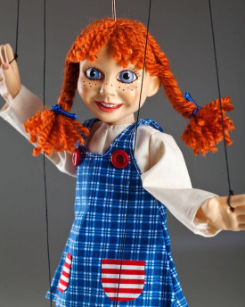 Marionnette inspirée de Pipi Longstocking