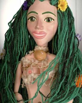 Mermaid Czech Marionette