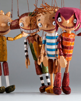 Marionnettes Tchèques: Les 4 camarades de classe