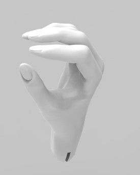 3D Model of woman hands for 3D print