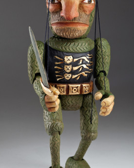 Knight Adrian - wooden hand-carved figure