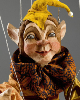 Lächelnder Holznarr