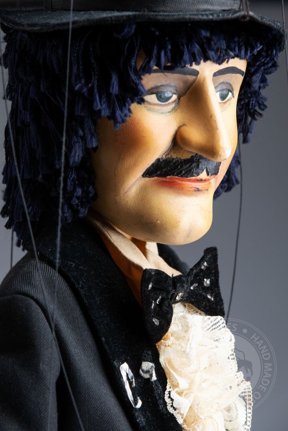 Kouzelník - Vintage Performer Marionette from the 70s