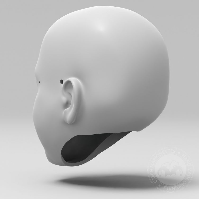 Andy Kaufman 3D Modell Kopf für 3D Druck
