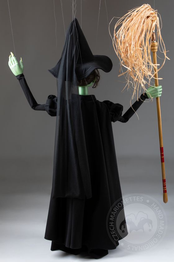 Grüne böse Hexe – Marionette aus dem Film Der Zauberer von Oz