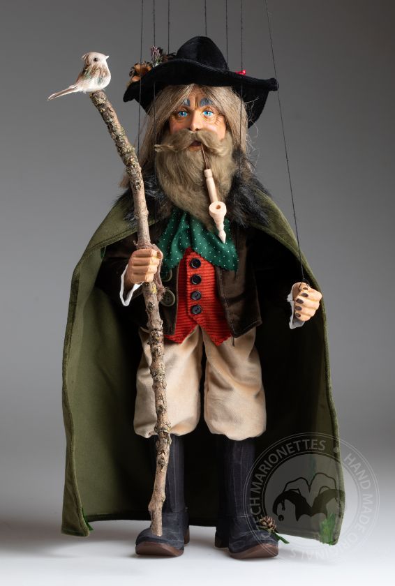 Lord of the Giant Mountain - Magic old guy marionette - medium size