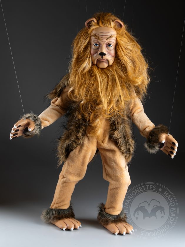 Feiger Löwe – Marionette aus dem Film „Der Zauberer von Oz“