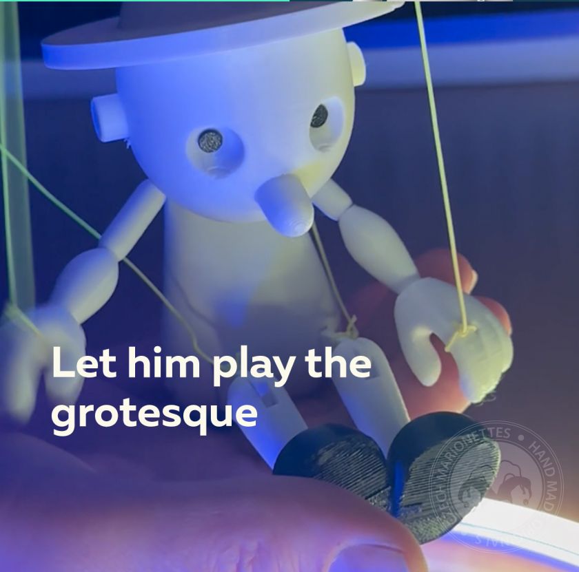 Pinocchio mini - loutka k 3D tisku