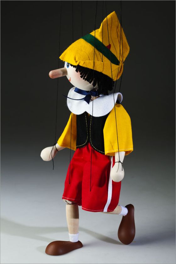 Pinocchio dancing puppet Czech