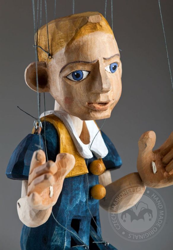Fritz – wooden marionette | Czech Marionettes