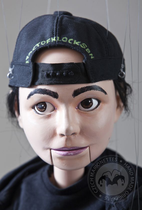 Maßgeschneiderte Marionette basierend auf einem Foto - 60 cm - bewegliche Augen, beweglicher Mund