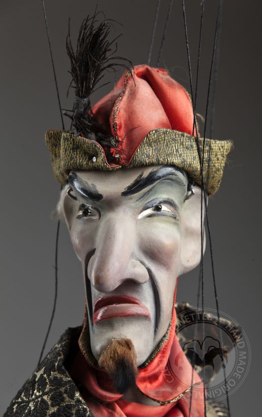 Antique marionette of a Chinese merchant