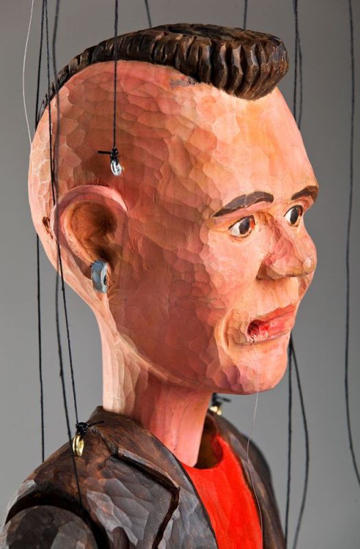 Punk Boy Ramone Marionette  Czech Marionettes