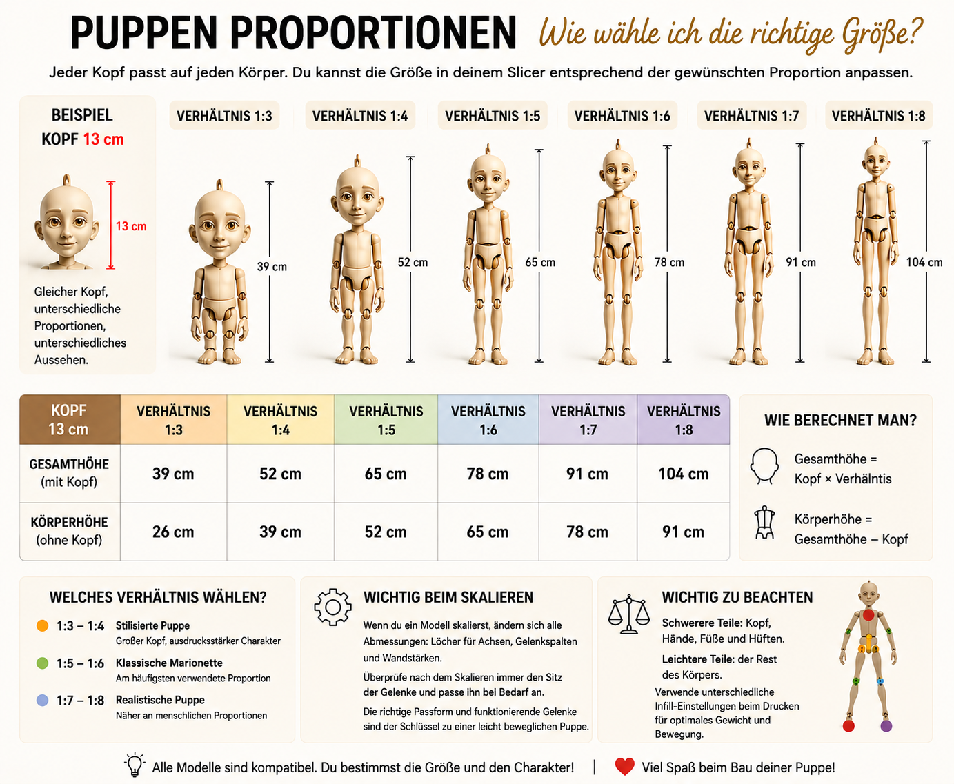 Grundlagen zum Erstellen (nicht nur) 3D-gedruckter Marionetten und was Sie daraus gewinnen können. #10