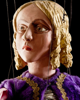 Dame - antike Marionette