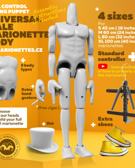 Male Marionette Universal Full Control Body – Ver 2.1