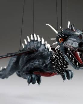 Gruselige Drachen Marionette