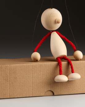 Mini marionetta in legno - Kit fai da te