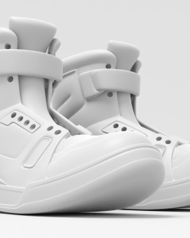 Bottine, modèle 3D de chaussures pour marionnette