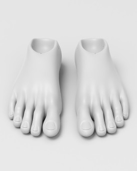 Modèle 3D du pied (pour impression 3D)