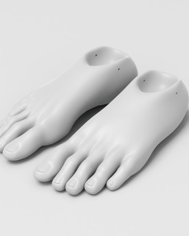 Modèle 3D du pied (pour impression 3D)