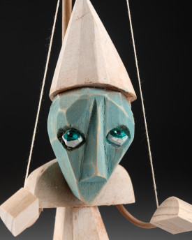 Weiße Dame – Stehende Marionette