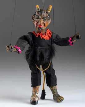 Antike tschechisch Teufelsmarionette